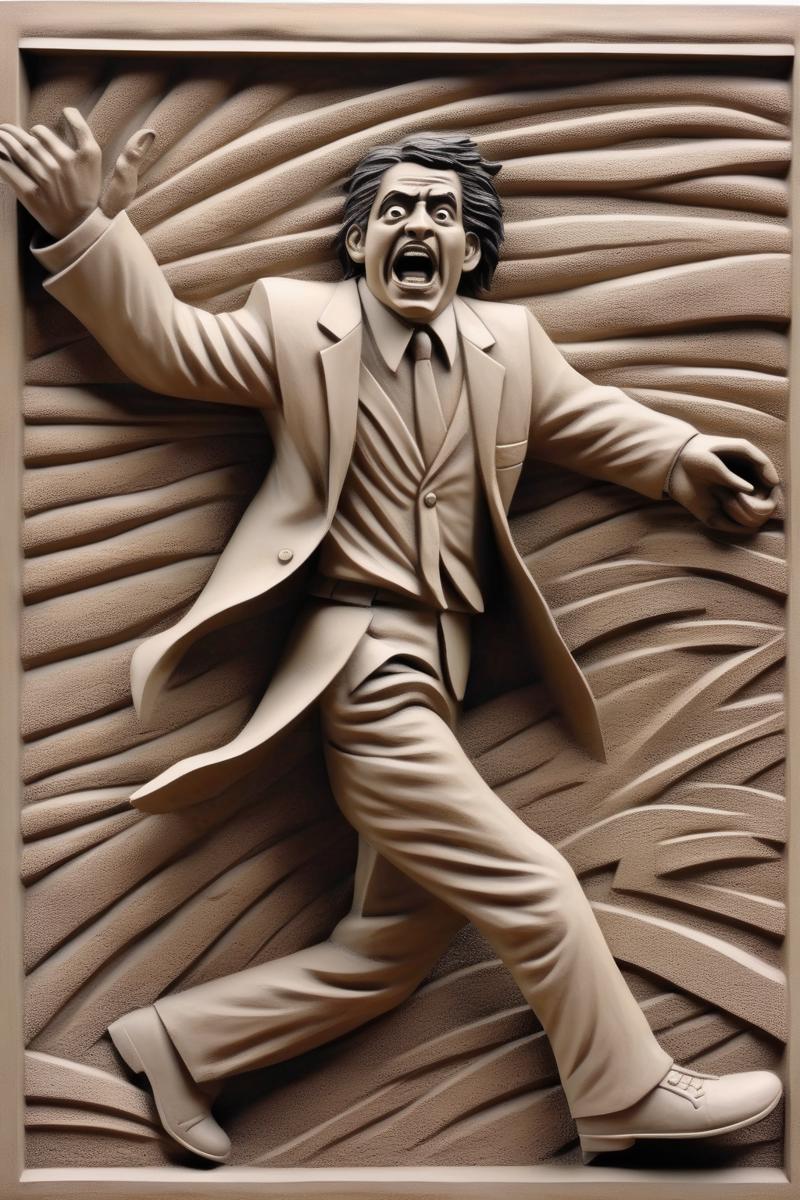 00149-3004764717-_lora_BAS-RELIEF_1_BAS-RELIEF - bas relief, scared latino man in business suit running to the right.png